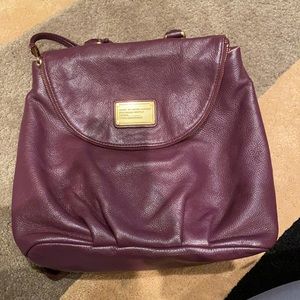Burgundy Marc Jacobs backpack